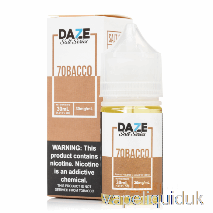 7obacco - 7 Daze Salt - 30mL 30mg Vape Juice